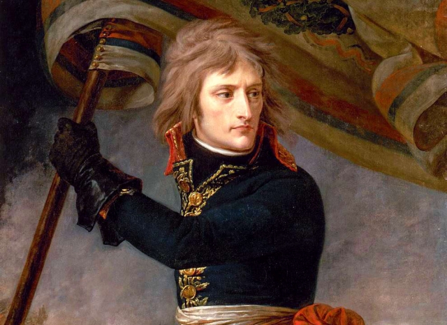 Bonaparte at the Pont d'Arcole, by Baron Antoine-Jean Gros, (c. 1801), Musée du Louvre, Paris. Public Domain.